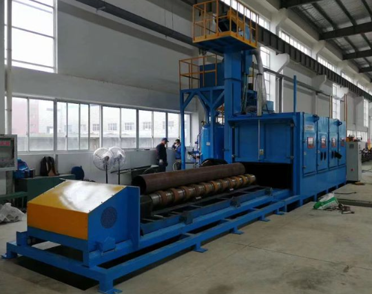 丰都喷砂机在管道除锈中的现场施工应用