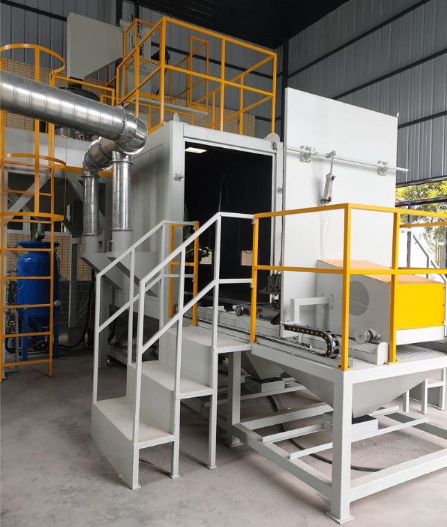 丰都全自动喷砂机 实现无人化高效生产